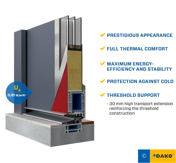 modern pvc entrance doors profile