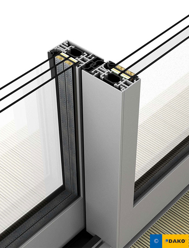 aluminum foldable patio door 51 profile -2