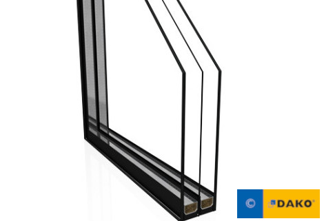 wood aluminum window standard glass